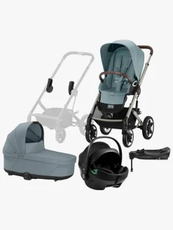 Cybex TALOS S Lux Duovogn inkl. Axkid GOKID Babyautostol & Base, Stormy Blue