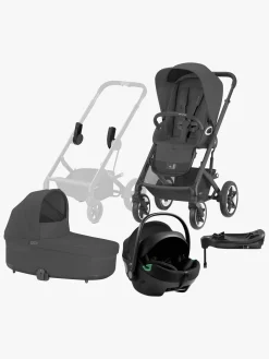 Cybex TALOS S Lux Duovogn inkl. Axkid GOKID Babyautostol & Base, Moon Black