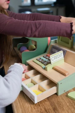 Dantoy Kasseapparat Wooden In Gift Box