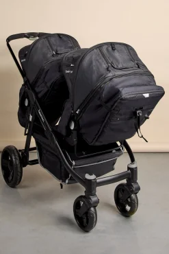 DEMO-EX Beemoo Premium Søskendevogn, Black Melange