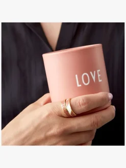 Design Letters Candy Ring Love, Ash Lyserød