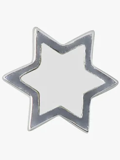 Design Letters Enamel Star Charm Silver