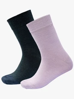 Devold Daily Merino Light Strømper 2-pak, Orchid Mix