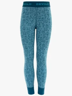 Devold DUO ACTIVE Lange Underbukser KID, Moon