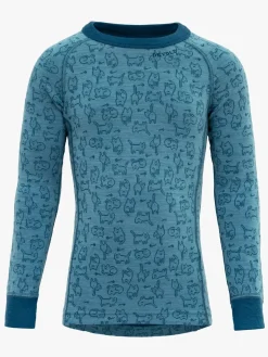 Devold DUO ACTIVE Skiundertrøje KID, Moon