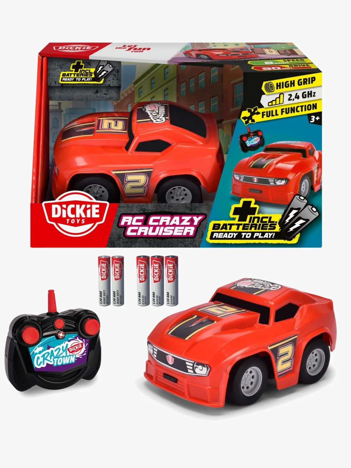 Dickie Toys Crazy Cruiser Fjernstyret Bil