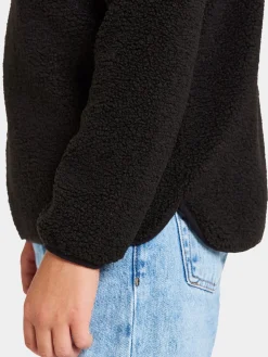 Didriksons Exa Fleecetrøje, Sort