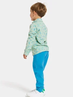 Didriksons Jadis Trøje med Lynlås, Doodle Pale Mint