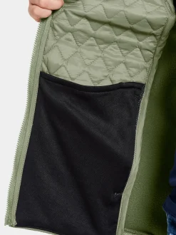 Didriksons Kapris Hybridjakke, Light Moss