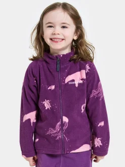 Didriksons Monte Fleecetrøje, Winter Ocean Purple