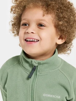 Didriksons Monte Fleecetrøje, Light Moss