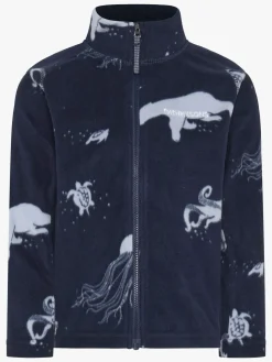 Didriksons Monte Fleecetrøje, Winter Ocean Blue