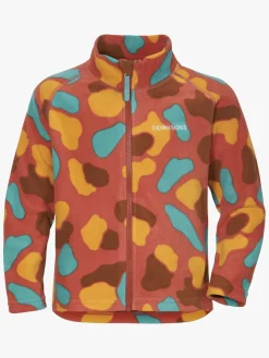 Didriksons Monte Fleecetrøje, Pink Blob Camo