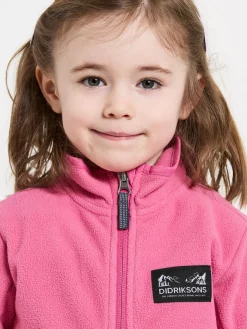Didriksons Muskot  Vindtæt Vindtæt Fleecetrøje, Sweet Pink