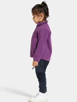 Didriksons Muskot  Vindtæt Vindtæt Fleecetrøje, Grape