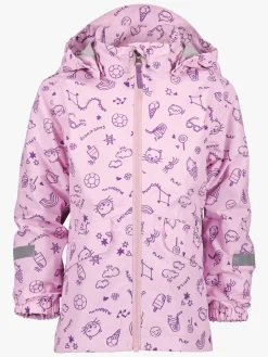 Didriksons Norma Skaljakke, Doodle Orchid Pink