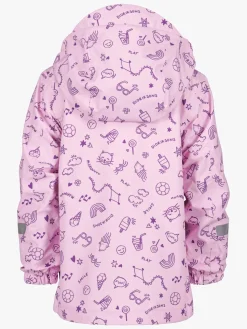 Didriksons Norma Skaljakke, Doodle Orchid Pink