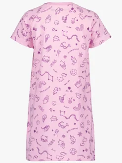 Didriksons Smultron Kjole, Doodle Orchid Pink