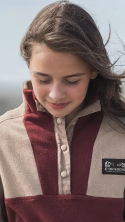 Didriksons Yokto Fleecetrøje, Anemon Red