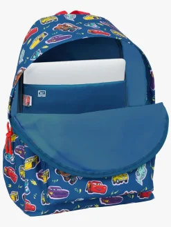 Disney Cars Laptop Rygsæk 17L, Racing Mørkeblå