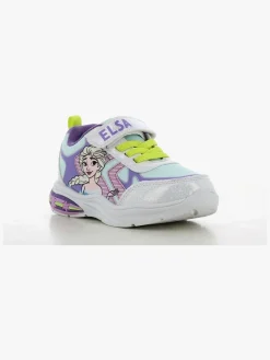 Disney Frozen Blinkende Sneakers, White/Light Blue