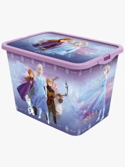 Disney Frozen Opbevaringskasser Sæt 23l & 7l, Lilla