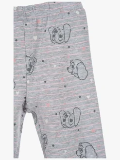 Disney Lady & Vagabonden Leggings, Light Grey