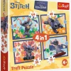 Disney Lilo & Stitch Puslespil 4-i-1