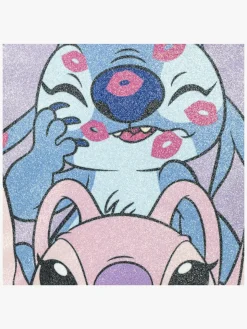 Disney Lilo & Stitch Rygsæk, Lilla Glitter