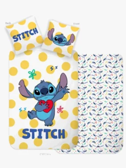 Disney Lilo & Stitch Sengesæt 150x210, Gul