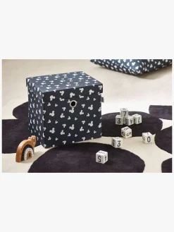 Disney Mickey Mouse Puf med Opbevaring, Grå