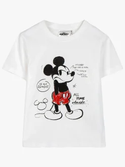 Disney Mickey Mouse T-shirt, Hvid