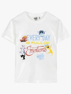 Disney Pixar Inderst Inde T-shirt, Hvid