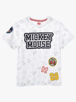 Disney T-Shirt Mickey Mouse, Hvid