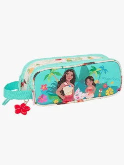 Disney Vaiana Dobbelt Penalhus, Beige/Turkis