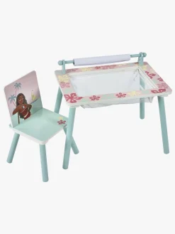 Disney Vaiana Skrivebord med Stol, Blå