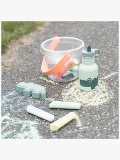 Done By Deer Croco Metalflaske, Green