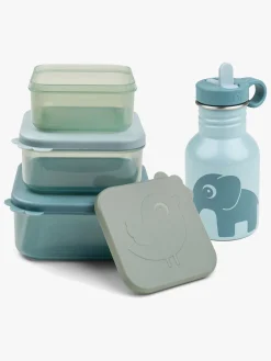 Done By Deer Deer Friends Madkasse & Flaske, Blue