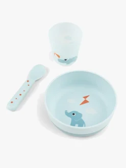 Done By Deer Foodie Madsæt Playground, Blue