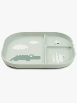 Done By Deer Foodie Opdelt Tallerken Croco, Grøn