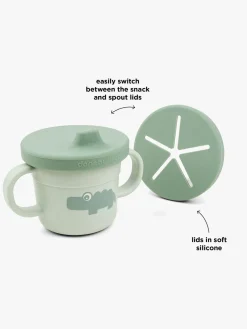 Done By Deer Foodie Snack- & Tudekop Croco, Green