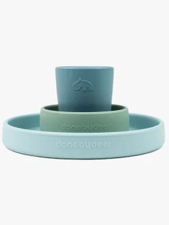 Done By Deer Happy Clouds Børneservicer, Blå