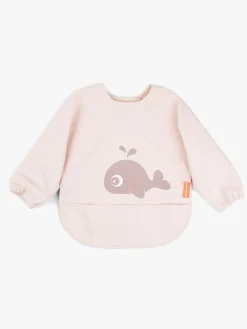 Done By Deer Langærmet Hagesmæk med Lomme Wally, Blue