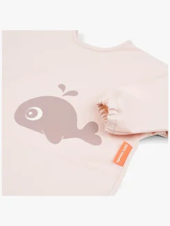 Done By Deer  Langærmet Hagesmæk med Lomme Wally, Blue