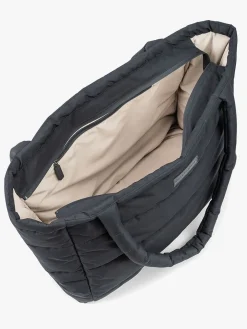 Done By Deer Quiltet Tote Pusletaske, Sort