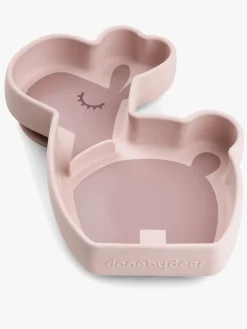 Done By Deer Stick & Stay Silikonetallerken Lalee, Powder