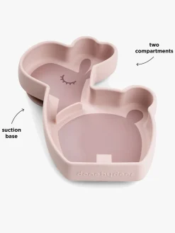 Done By Deer Stick & Stay Silikonetallerken Lalee, Powder