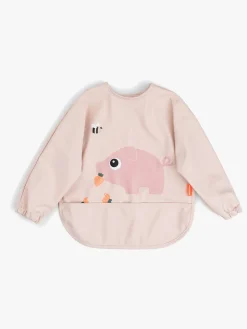 Done By Deer Tiny Farm Langærmet Hagesmæk med Lomme, Powder