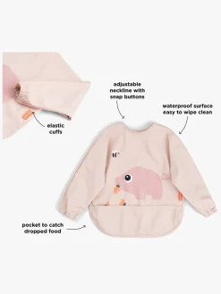 Done By Deer Tiny Farm  Langærmet Hagesmæk med Lomme, Powder