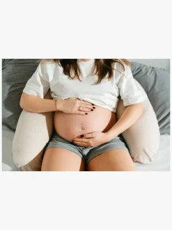 Doomoo  Amme- & Graviditetspude Buddy, Melerad Sand